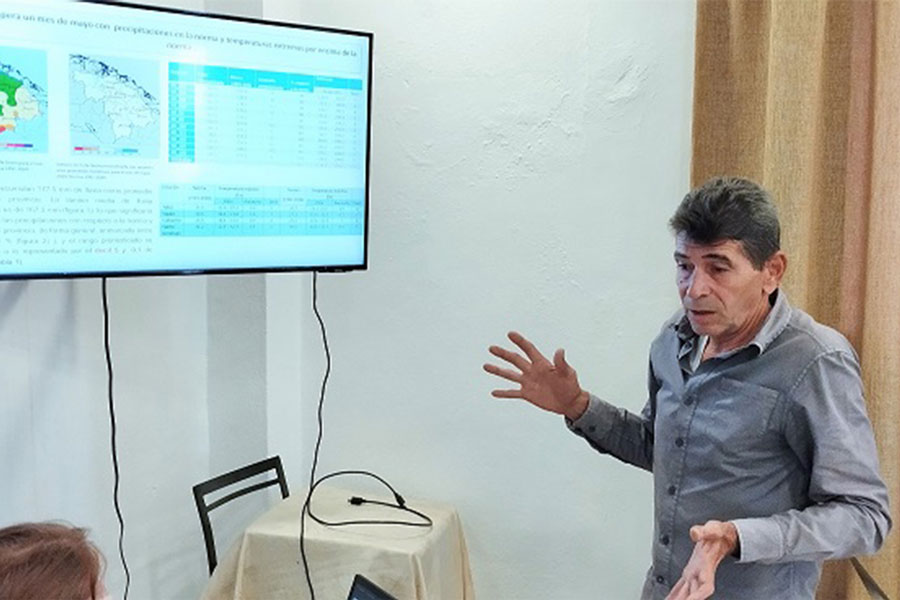  William Hernández Viera, del Centro Meteorológico Provincial de Villa Clara.