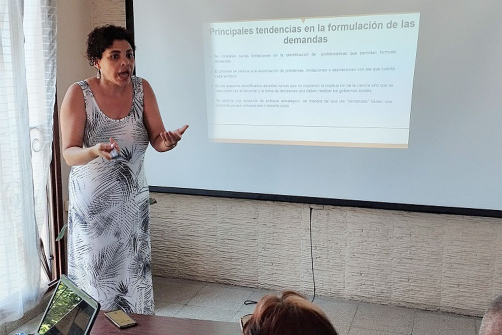 Dra. Idalsis Fabré Machado, vicepresidenta del Consejo Provincial de Ciencias Sociales y Humanísticas de Villa Clara.