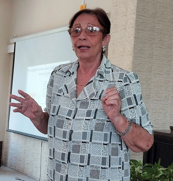 María del Carmen Velasco, delegada del Citma.