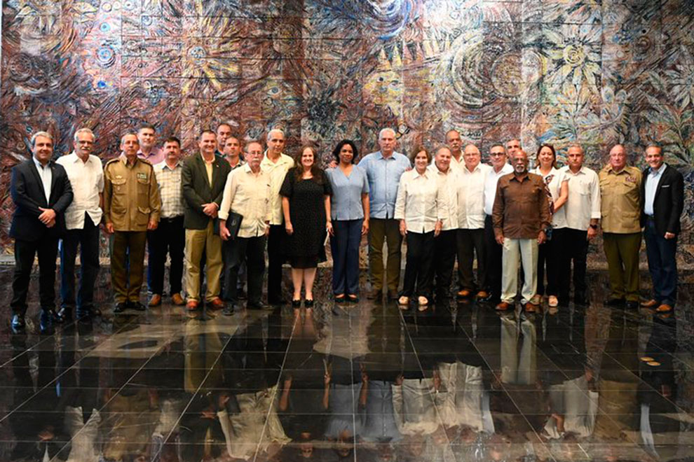 Consejo Nacional de Innovación, encebezado por el presidente de Cuba, Miguel Díaz-Canel.