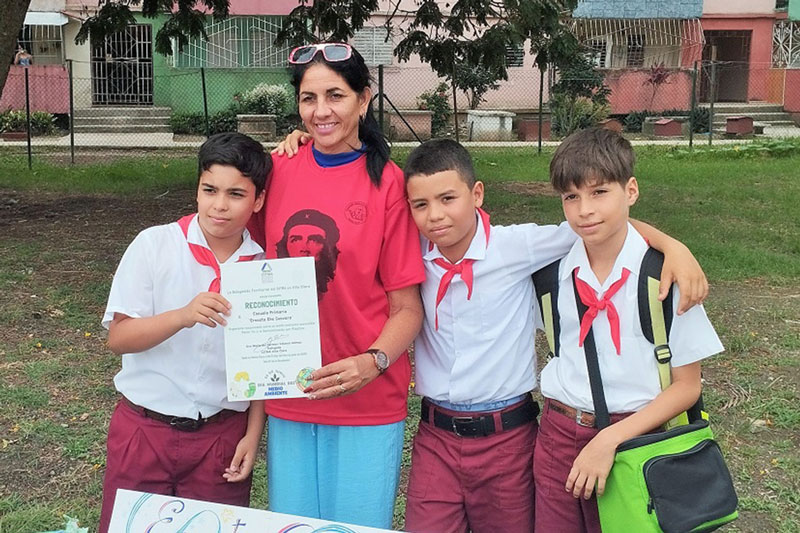 Pioneros reconocidos por la labor a favor del medio ambiente.