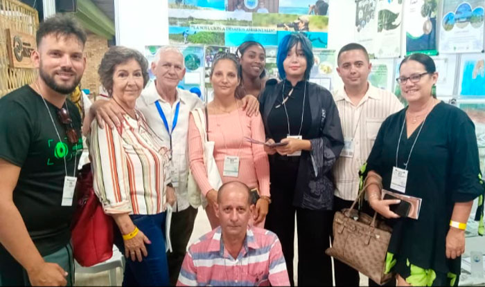 Integrantes del Centro de Estudios y Servicios Ambientales de Villa Clara (Cesam VC).