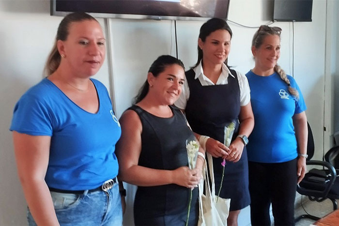 Etecsa y Empresa de Productos Lácteos reciben el Reconocimiento por la Protección de la capa de ozono y la Mitigación al cambio climático.