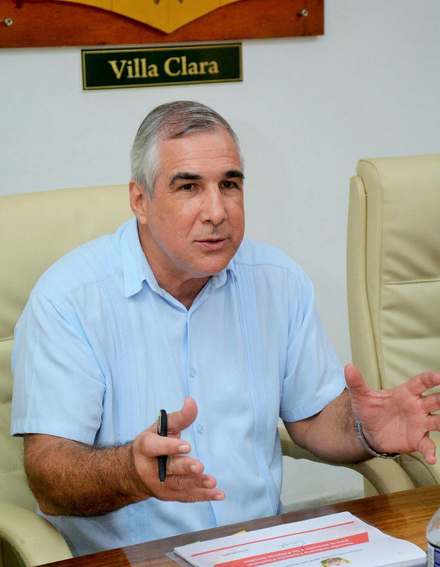 Vice primer ministro Eduardo Martínez.