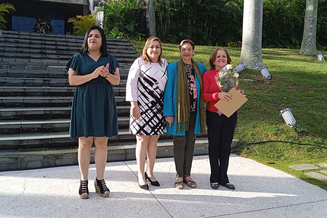 Presidencia del acto provincial de Villa Clara por el Día de la Ciencia Cubana.