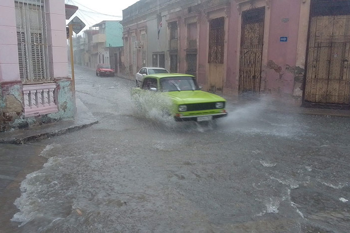 Lluvia en Santa Clara