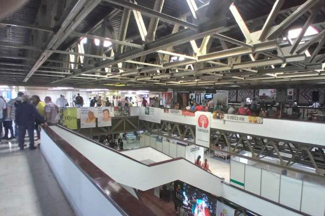 Salón de área expositiva de Expocaribe