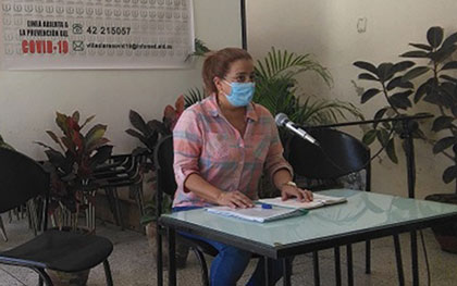 Marta Rivero, gerente de las Tiendas Caribe en Villa Clara.