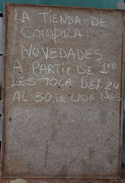 En cada bodega se le avisa oportunamente a los usuarios de la fecha de compra. (Foto: Carlos Rodríguez) En cada bodega se le avisa oportunamente a los usuarios de la fecha de compra. (Foto: Carlos Rodríguez)