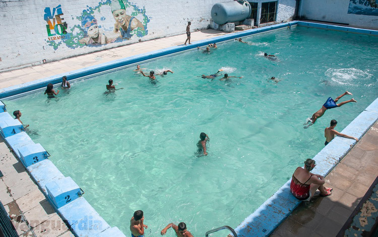 Piscina del C,V, Deportivo de Santa Clara. Piscina del C,V, Deportivo de Santa Clara.