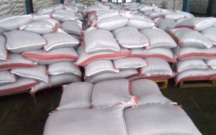 Son 264 toneladas en sacos de 46 kilogramos aproximadamente, llegadas la madrugada del domingo e iniciado su reparto en la provincia.(Fotos: Narciso Fernández Ramírez) Son 264 toneladas en sacos de 46 kilogramos aproximadamente, llegadas la madrugada del domingo e iniciado su reparto en la provincia.(Fotos: Narciso Fernández Ramírez)