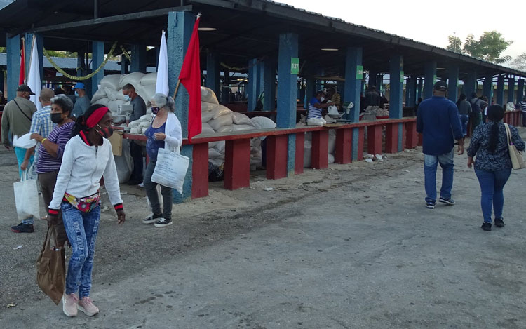 Feria comercial en Los Pilongos.