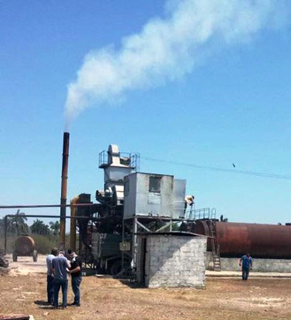 Planta de Asfalto de Sagua la Grande.