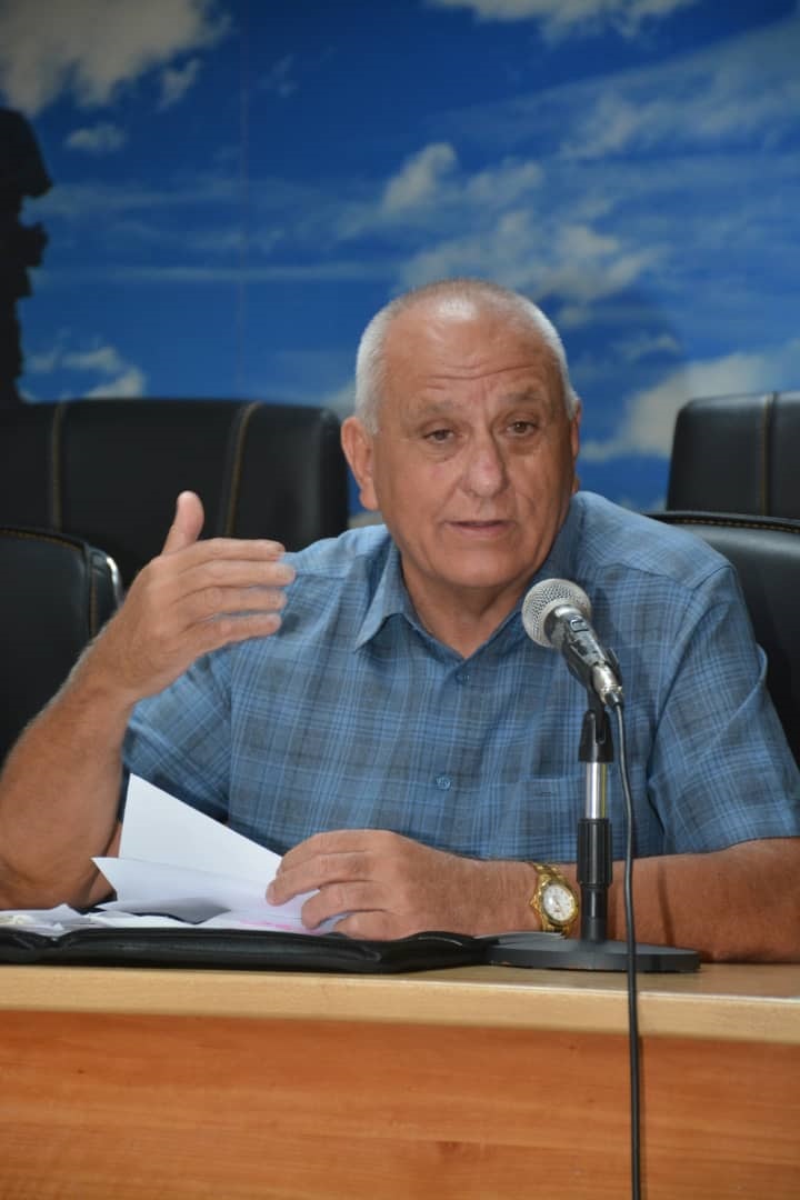 Tomás Vázquez Enríquez, al frente del Programa de producción local y venta de materiales de construcción, preside la XV comprobación nacional en Villa Clara, prevista a concluir este jueves.