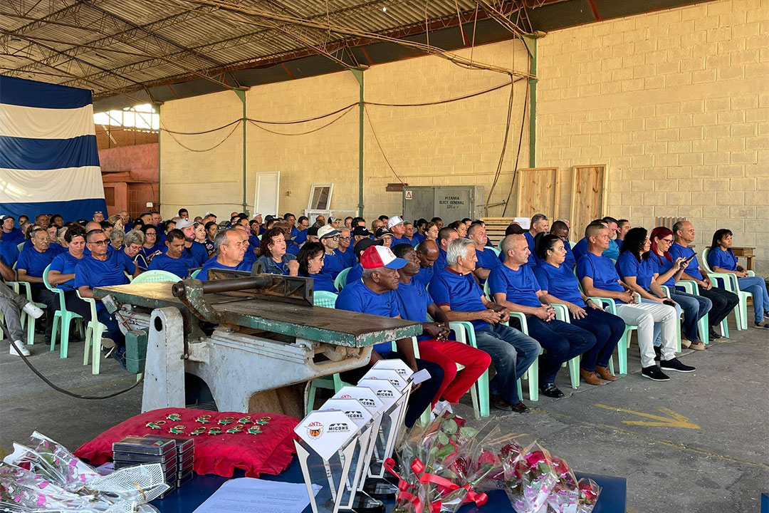 Acto provincial del Villa Clara por el Día del Constructor.