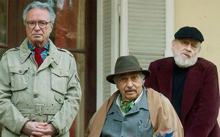 Marcos Mundstock (derecha), junto a í“scar Martínez y Luis Brandoni en la película Marcos Mundstock (derecha), junto a í“scar Martínez y Luis Brandoni en la película