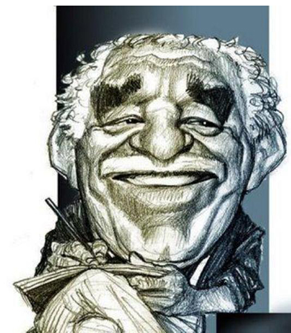 Caricatura de Gabriel García Márquez. Caricatura de Gabriel García Márquez.