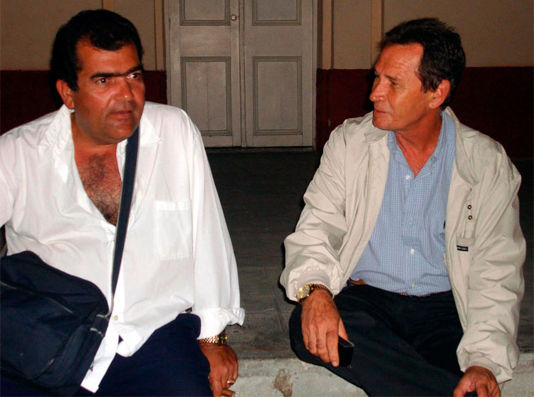 El músico y pedagogo Iván Trujillo Durán y el periodista Luis Machado Ordetx. El músico y pedagogo Iván Trujillo Durán y el periodista Luis Machado Ordetx.