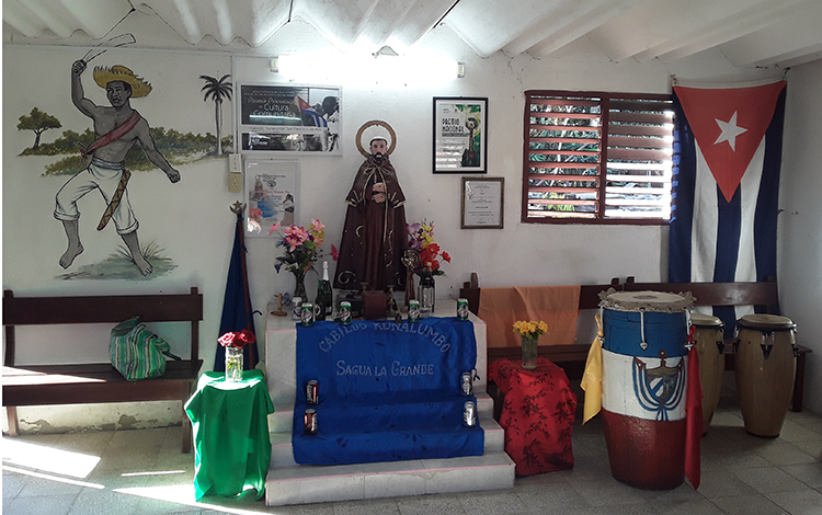 La sede del Cabildo Kunalumbo, de Sagua la Grande, Premio Nacional de Cultura Comunitaria 2020. (Foto: Francisnet Díaz Rondón)