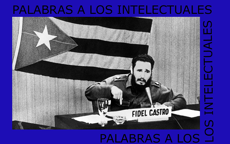 Fidel Castro Ruz pronuncia su discurso conocido como «Palabras a los intelectuales»