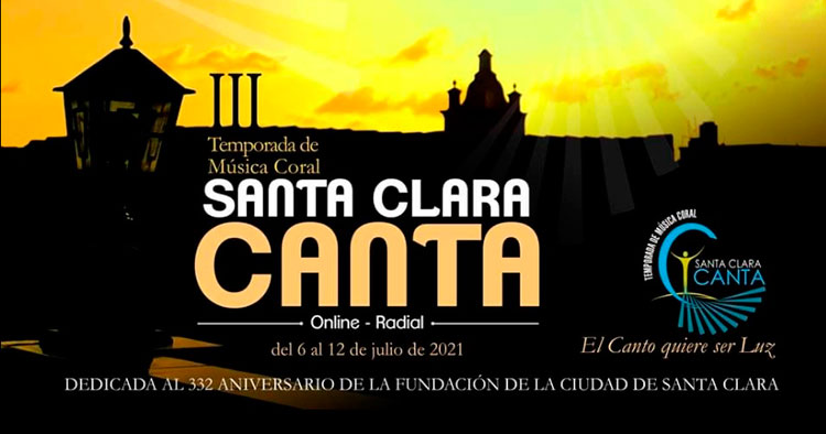 Cartel de la jornada de música coral Santa Clara Canta. Cartel de la jornada de música coral Santa Clara Canta.