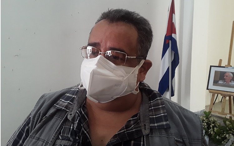  «A Franklin hay que recordarlo como lo que fue: un gran maestro y hombre de la radio », expresó Alexander Jiménez, director del sistema de la radio en Villa Clara. (Foto: Francisnet Dí­az Rondón)