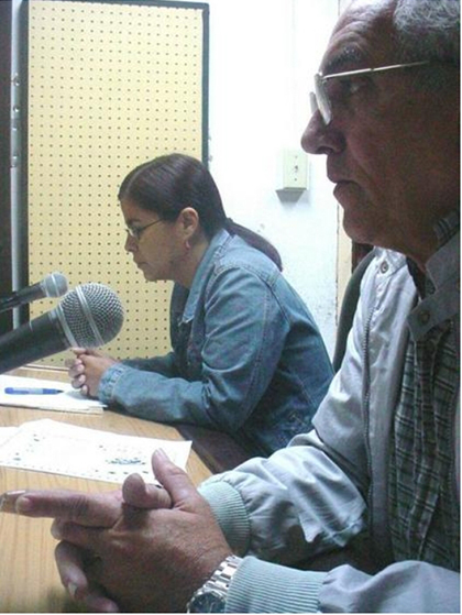 Minoska Cadalso y Franklin Reinoso (fallecido), integrantes del colectivos del programa Patria. Minoska Cadalso y Franklin Reinoso (fallecido), integrantes del colectivos del programa Patria.