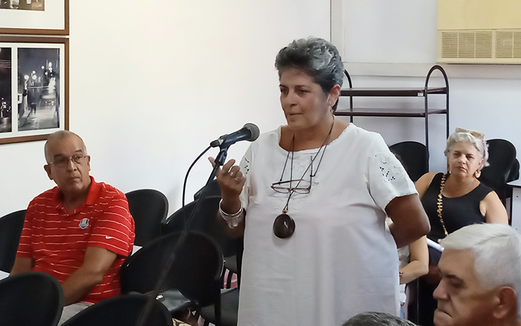 Periodista Hilda Cárdenas Conyedo.