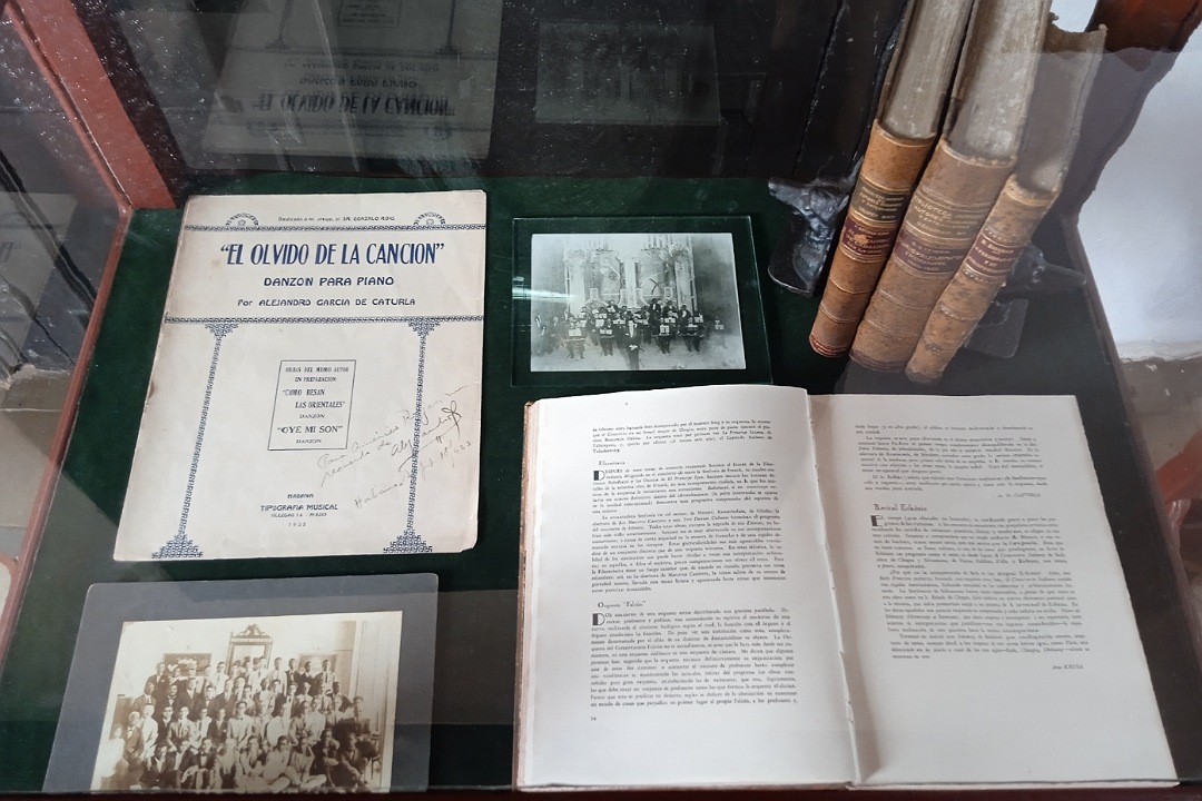 Documentos conservados en la Casa Museo Alejandro García Caturla.