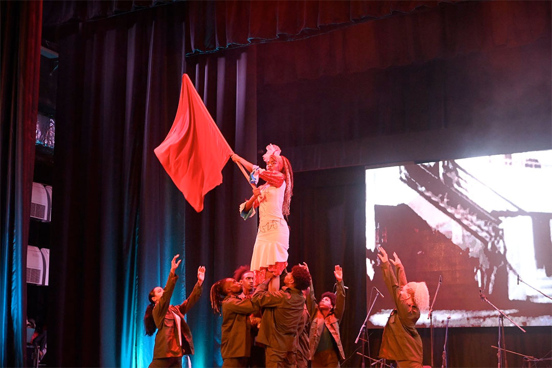 Danza en la gala por el 26 de Julio.