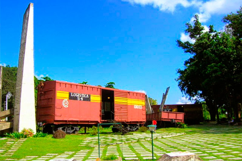 Vagón del tren blindado.