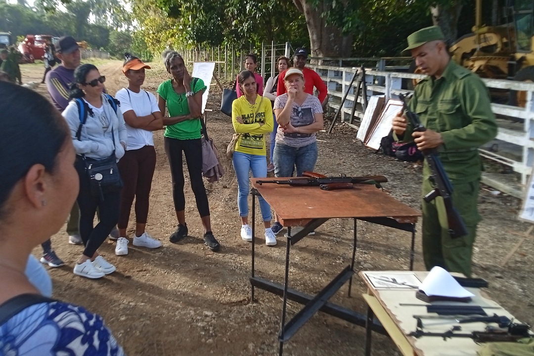 Clase de uso del fusil.
