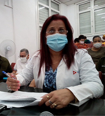 Gretza Sánchez, directora de Salud Pública en Villa Clara.