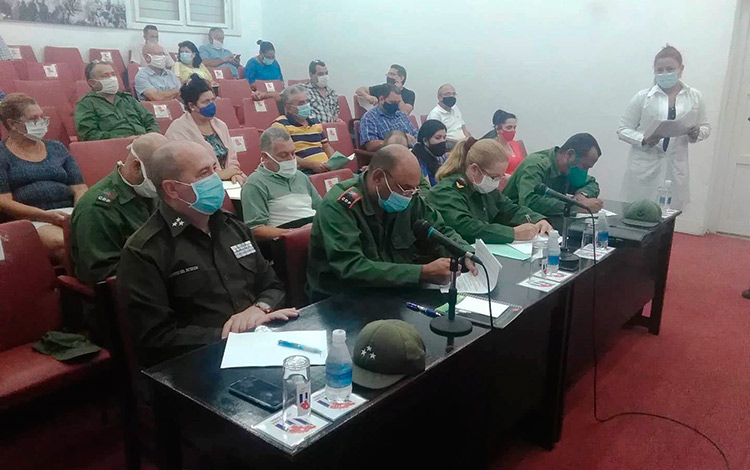 Consejo de Defensa de Villa Clara el 26 de septiembre de 2020.