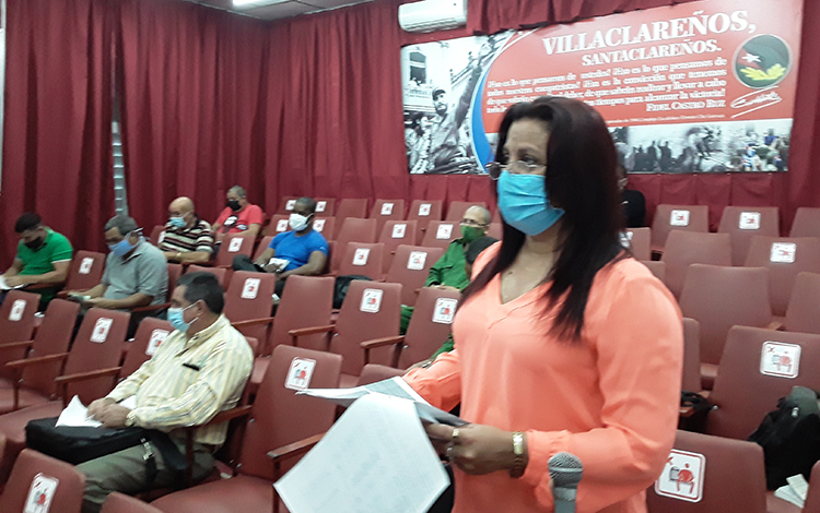 Doctora Gretza Sánchez, directora de Salud en Villa Clara, informa sobre estado de la COVID-19.