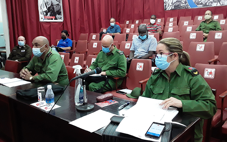 Reunión del Consejo de Defensa Provincial de Villa Clara para el control de la COVID-19, el 29 de abril de 2021. Reunión del Consejo de Defensa Provincial de Villa Clara para el control de la COVID-19, el 29 de abril de 2021.
