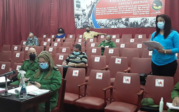 Reunión del Consejo de Defensa de Villa Clara.