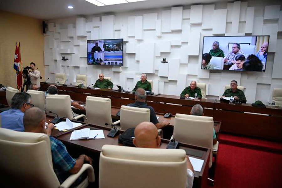Reunión del Consejo de Defensa Nacional.