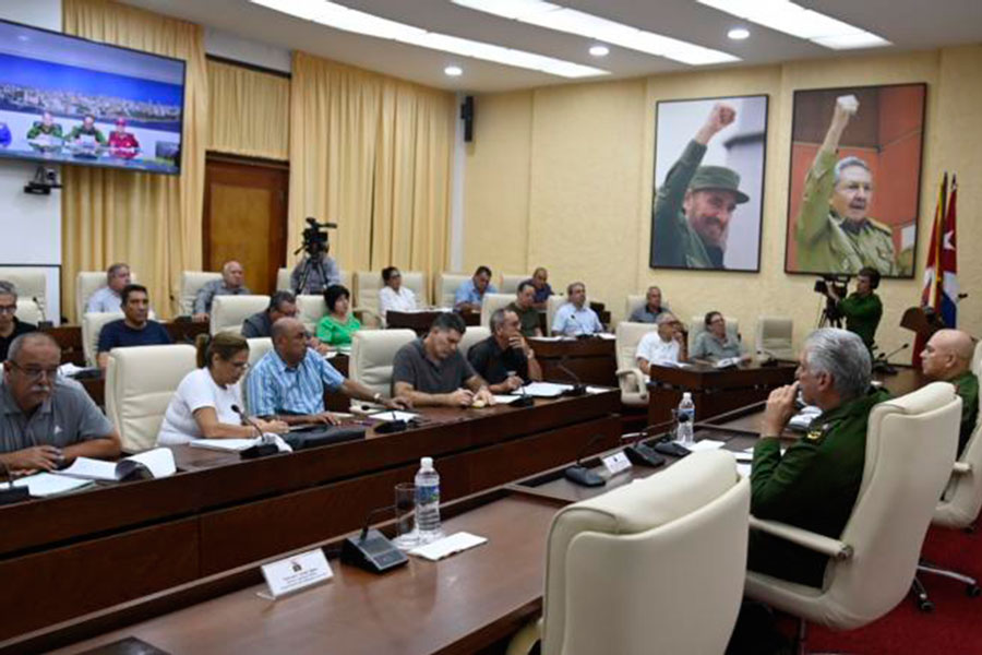 Consejo de Defensa Nacional sesiona el domingo 10 de noviembre de 2024.