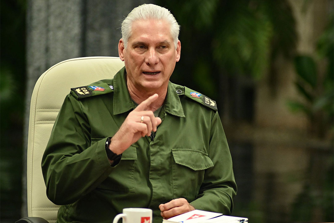 Miguel Díaz-Canel, presidente del Consejo de Defensa Nacional, en espeacio Mesa Redonda sobre la evaluación preliminar por el huracán Melissa.