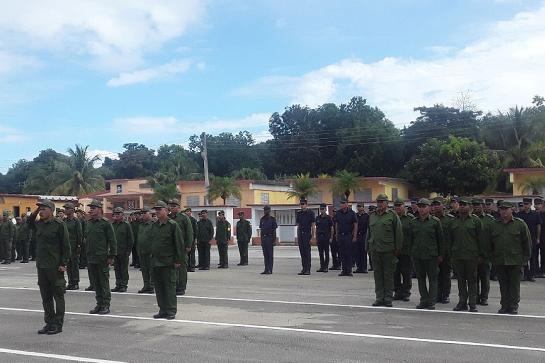 Ceremonia de inicio del Año de Preparación para la Defensa en la Región Militar Villa Clara.
