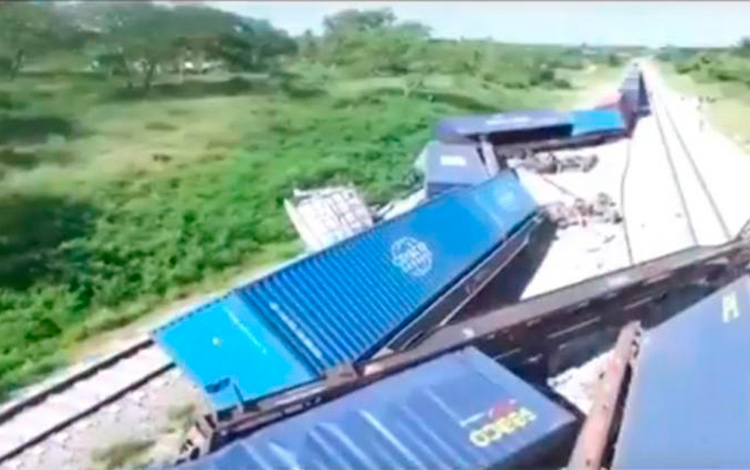Acto terrorista contra tren en área del Mariel.