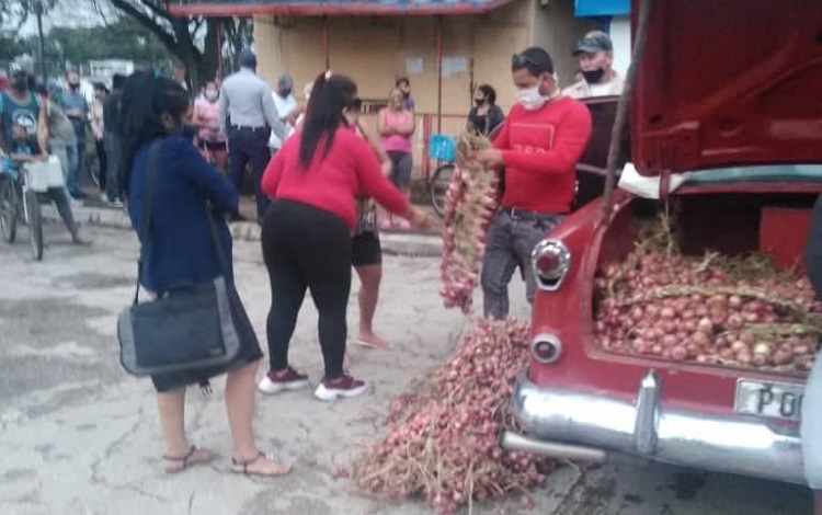 Decomiso cebolla en Santa Clara