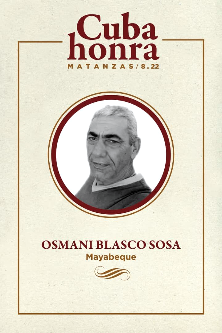 Osmani Blasco, víctima del incendio en la Base de Supertanqueros de Matanzas. Osmani Blasco, víctima del incendio en la Base de Supertanqueros de Matanzas.