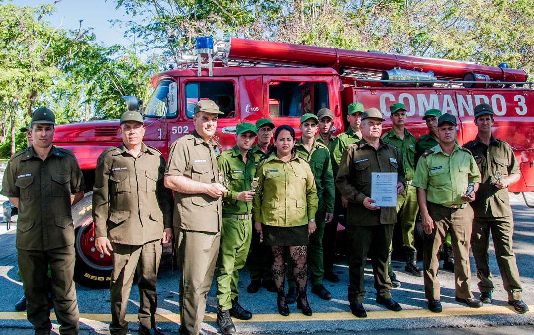Comando número 3 del Cuerpo de Bomberos de Villa Clara.