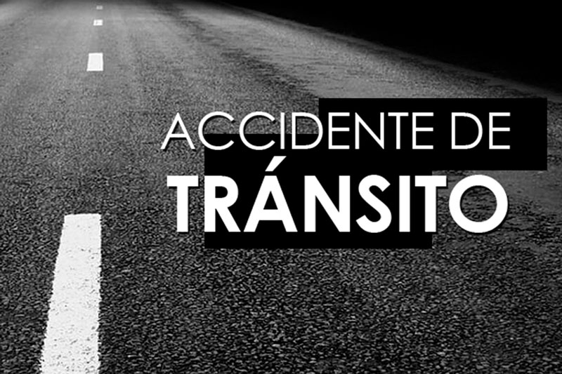 Accidente de tránsito.