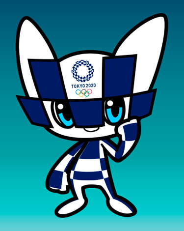 Mascota de los Juegos Olímpicos de Tokio 2021. Mascota de los Juegos Olímpicos de Tokio 2021.