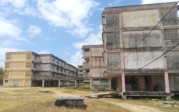 Edificios de la beca en la EIDE Héctor Ruiz, de Villa Clara.