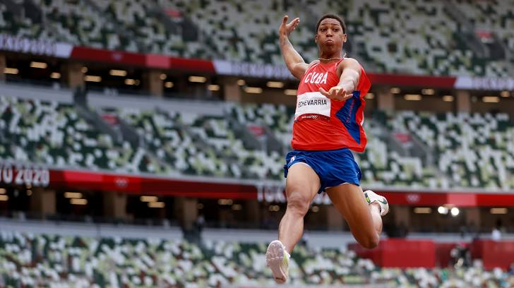 Juan Miguel Echevarría, final del salto de longitud en Tokio 2020. Juan Miguel Echevarría, final del salto de longitud en Tokio 2020.