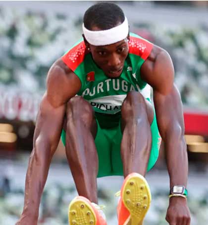 Pablo Pichardo, atleta de origen cubano que compite por Portugal, y campeón de triple salto. Pablo Pichardo, atleta de origen cubano que compite por Portugal, y campeón de triple salto.